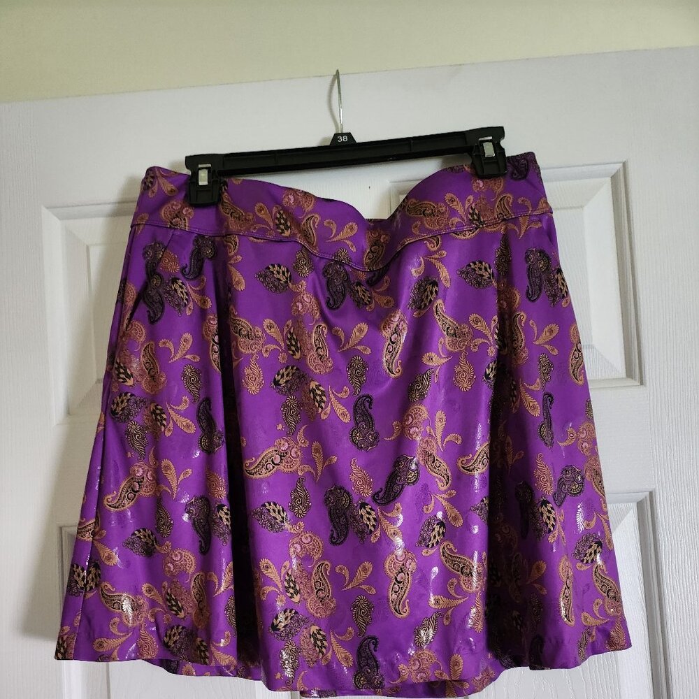 Greg Norman Womens Majestic Pull-On Knit Golf Skort